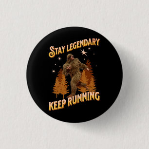 Badge Rond 2,50 Cm Drôle de motivation de course de Bigfoot