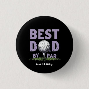 Badge Rond 2,50 Cm Drôle Meilleur Papa Par Chemise Parfait Fête des p
