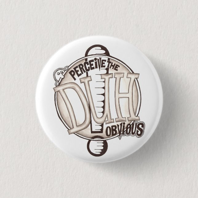 BADGE ROND 2,50 CM DUH UN (Devant)