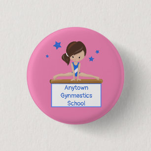 Badge Rond 2,50 Cm École de gymnastique - École de gymnastique