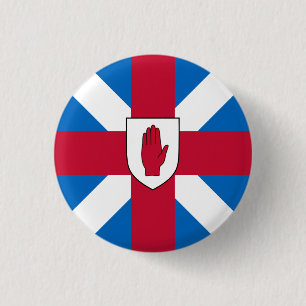 Badge Rond 2,50 Cm Ecossais d'insigne d'Ulster