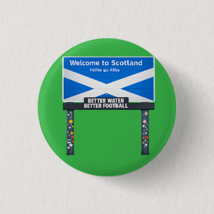 Badge Rond 2,50 Cm Écosse signe visite voyage cadeau écossais