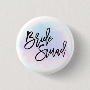 Badge Rond 2,50 Cm Écran noir Brid Squad Joli Pastel Aquarelles