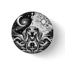 Ecussons pour amateur de Dachshund. Ecusson / Badg