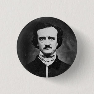 Badge Rond 2,50 Cm Edgar Allen poe