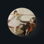 Badge Rond 2,50 Cm Edgar Degas. Cours de danse. Impressionnisme vinta<br><div class="desc">Edgar Degas bouton "La leçon de danse". Impressionnisme vintage art.</div>