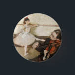 Badge Rond 2,50 Cm Edgar Degas. Cours de danse. Impressionnisme vinta<br><div class="desc">Edgar Degas bouton "La leçon de danse". Impressionnisme vintage art.</div>