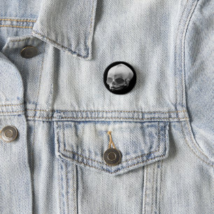 Badge Rond 2,50 Cm Eerie Crâne Macabre Horreur Oddity Bouton Pin