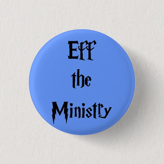 Badge Rond 2,50 Cm EFF le ministère (Devant)
