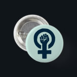 Badge Rond 2,50 Cm Égalité des droits des femmes<br><div class="desc">Symbole féministe.</div>