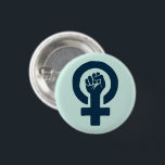 Badge Rond 2,50 Cm Égalité des droits des femmes<br><div class="desc">Symbole féministe.</div>