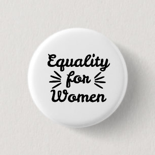 Badge Rond 2,50 Cm Égalité pour les femmes Journée des femmes