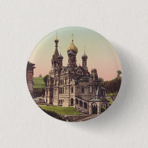 Badge Rond 2,50 Cm Église orthodoxe russe à Moscou
