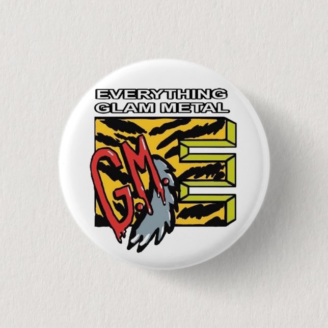 Badge Rond 2,50 Cm EGM Lawless Logo Small Button (Devant)
