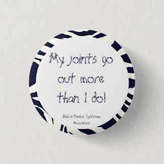 Badge Rond 2,50 Cm Ehlers Danlos - mes joints sortent davantage que