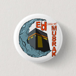Badge Rond 2,50 Cm Eid moubarak
