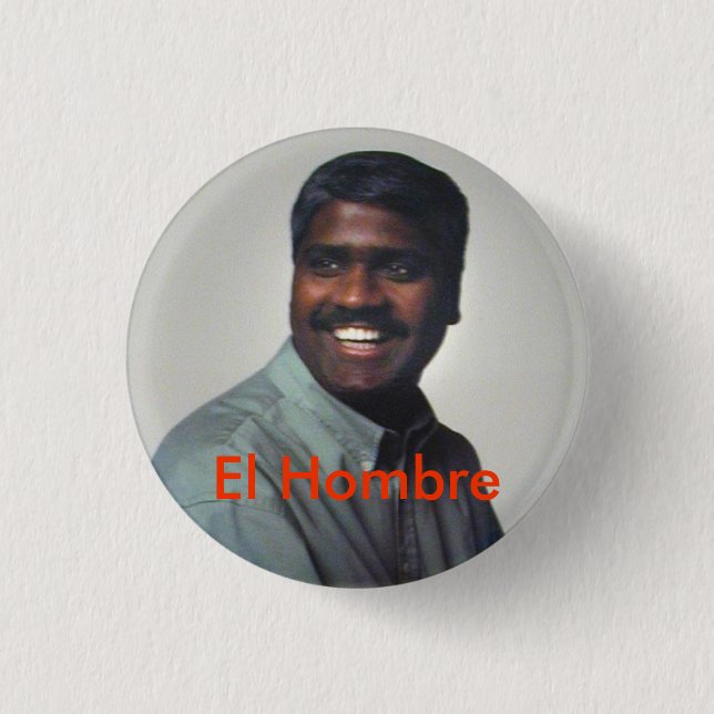 Badge Rond 2,50 Cm EL Hombre (Devant)