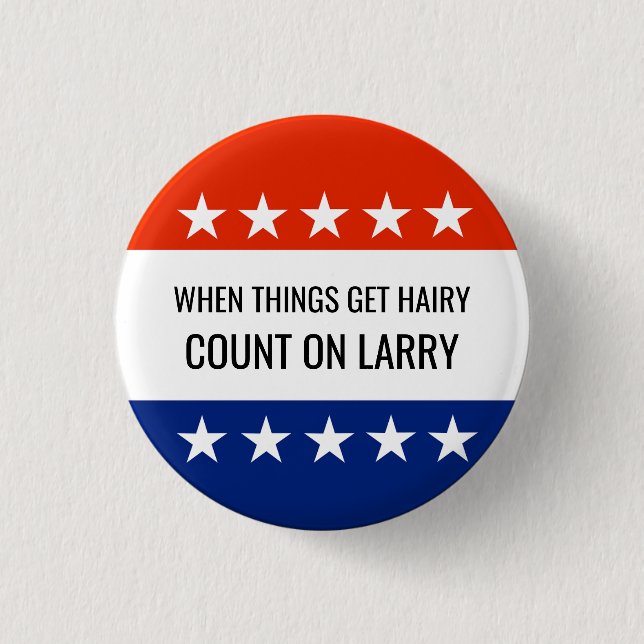 Badge Rond 2,50 Cm Élection de 2024 pour les candidats personnalisés (Devant)