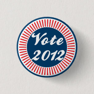 Badge Rond 2,50 Cm Élection du vote de 2012