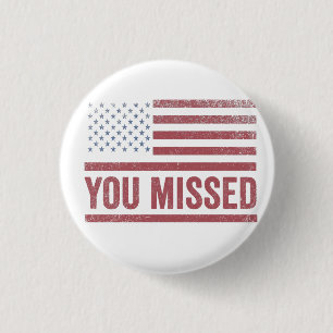 Badge Rond 2,50 Cm Élection Trump Vance Doudou de Noël