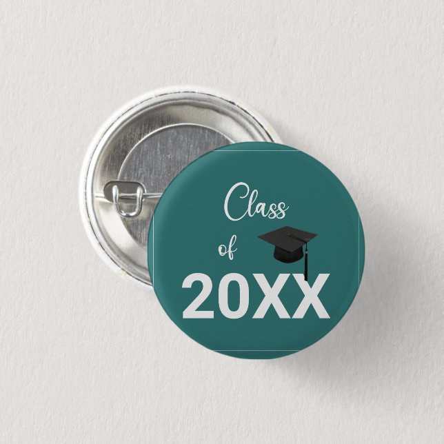 Badge Rond 2,50 Cm élégant, minimal Top of the Class (Devant & derrière)