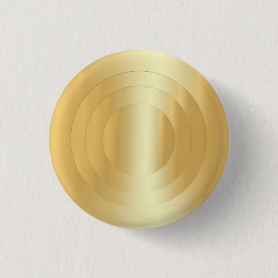 Badge Rond 2,50 Cm Elégant Modèle blanc tendance personnalisé Gold