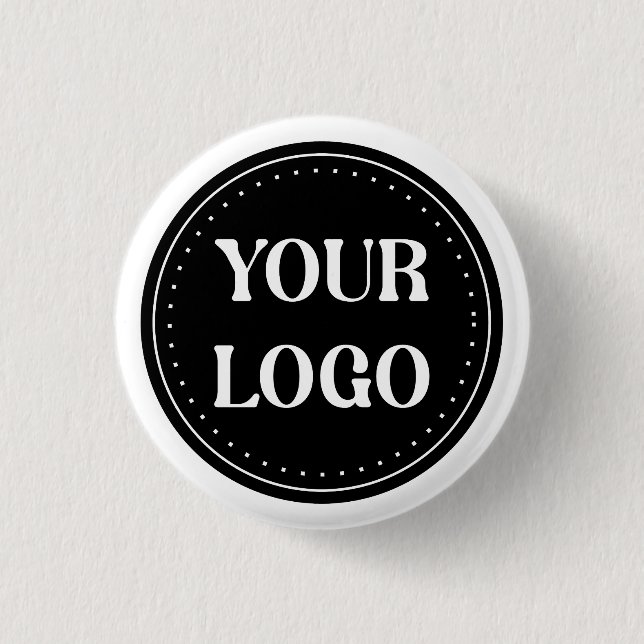 Badge Rond 2,50 Cm élégant, moderne, raffiné et éditable. (Devant)