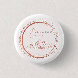 Badge Rond 2,50 Cm Élevé Événements Pin Collectible