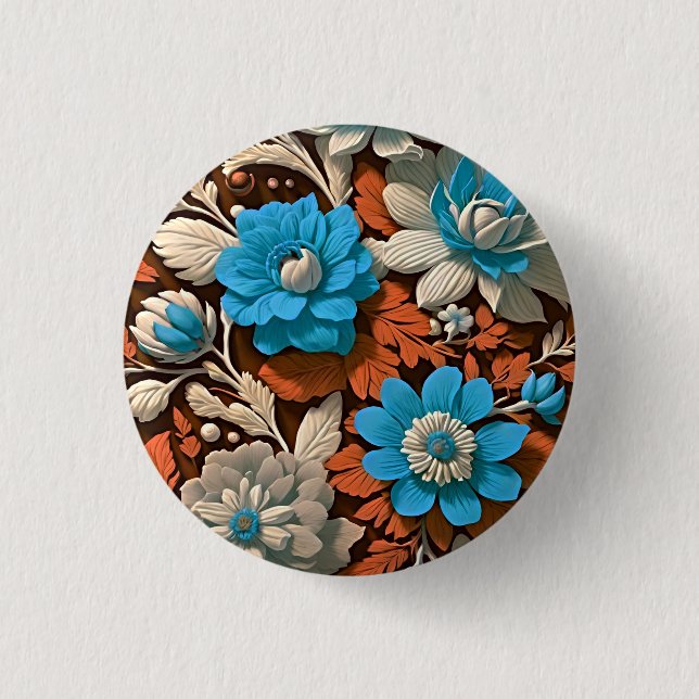 Badge Rond 2,50 Cm Elevez votre style avec Boho Floral Elegance (Devant)