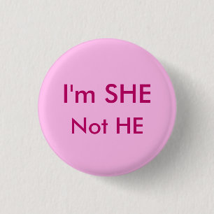 Badge Rond 2,50 Cm ELLE pas IL