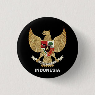 Badge Rond 2,50 Cm Emblème national indonésien