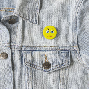 Badge Rond 2,50 Cm Emoji en colère