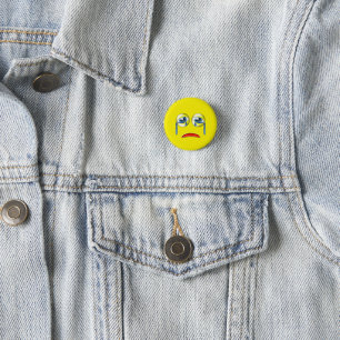 Badge Rond 2,50 Cm Emoji Tad Face