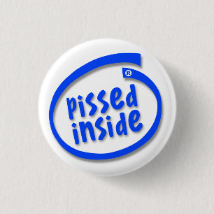 Badge Rond 2,50 Cm En colère à l'intérieur