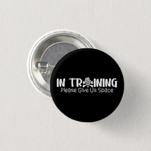 Badge Rond 2,50 Cm En Formation S'Il Vous Plaît Donnez-Nous De L'Espa