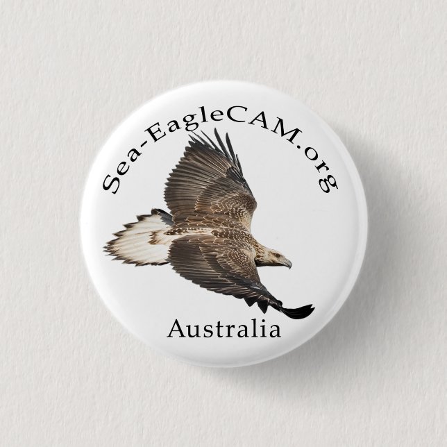 Badge Rond 2,50 Cm En vol bouton S3 juvénile (Devant)