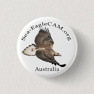 Badge Rond 2,50 Cm En vol bouton S3 juvénile