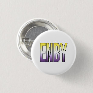 Badge Rond 2,50 Cm ENBY - Non binaire