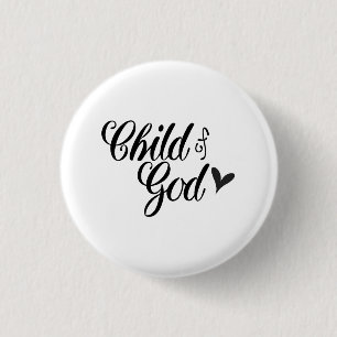 Badge Rond 2,50 Cm Enfant De Dieu - Chrétien