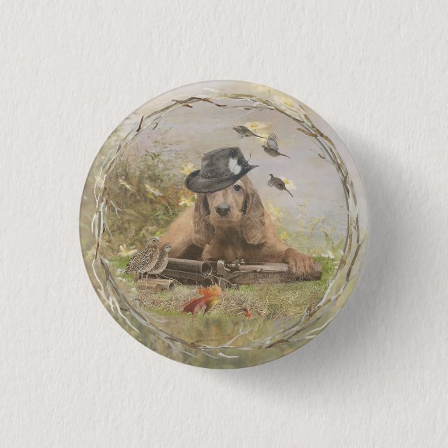 Badge Rond 2,50 Cm English Cocker Spaniel   (Devant)
