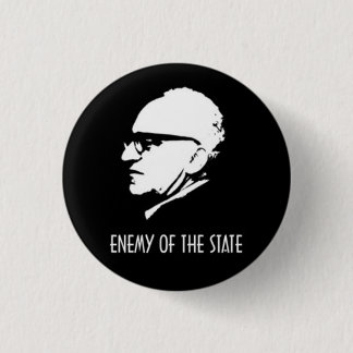 Badge Rond 2,50 Cm Ennemi de Rothbard de l'état