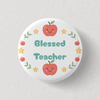 Badge Rond 2,50 Cm Enseignant béni
