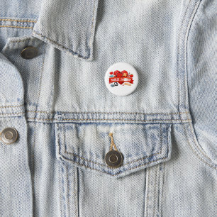 Badge Rond 2,50 Cm Enseigne infirmière coeur personnalisée Sur mesu