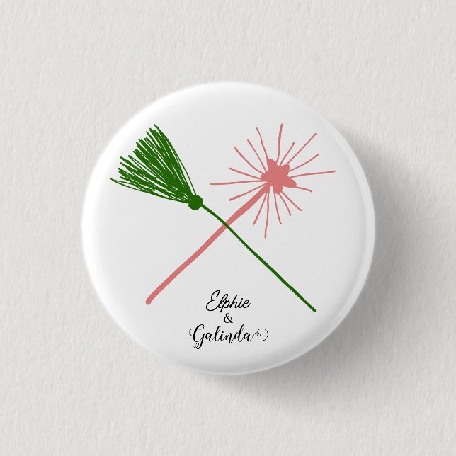 Badge Rond 2,50 Cm Ensemble, nous sommes une broche de Besties person (Devant)