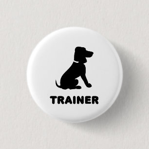 Badge Rond 2,50 Cm Entraîneur de chien