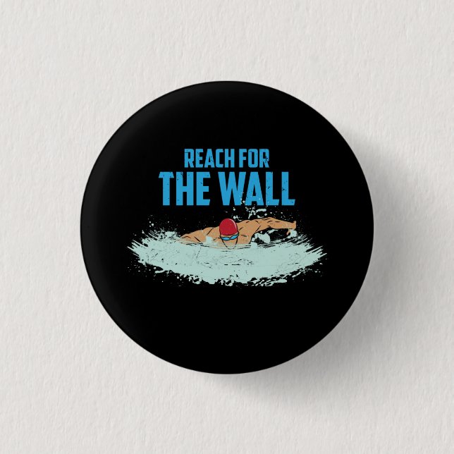 Badge Rond 2,50 Cm Entraîneur nageur (Devant)