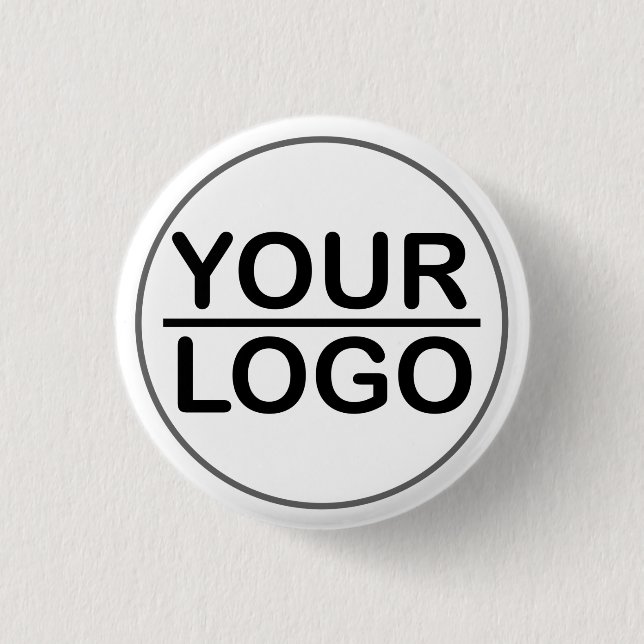 Badge Rond 2,50 Cm Entreprise de logo personnalisé (Devant)
