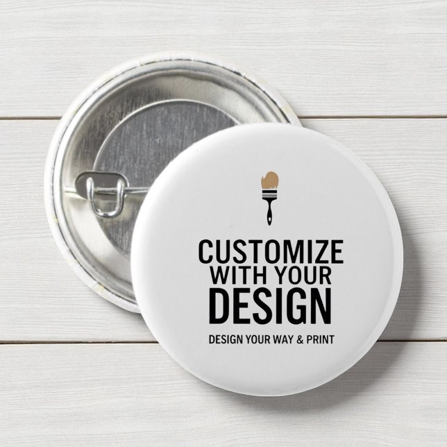 Badge Rond 2,50 Cm Entreprise minimaliste Marque personnalisée sur me (Créateur téléchargé)
