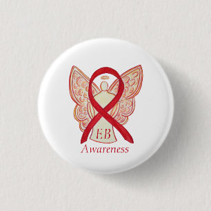 Badge Rond 2,50 Cm Épidermolyse Bullosa (EB) Sensibilisation Épider