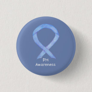 Badge Rond 2,50 Cm Épingle à ruban de sensibilisation à l'hypertensio